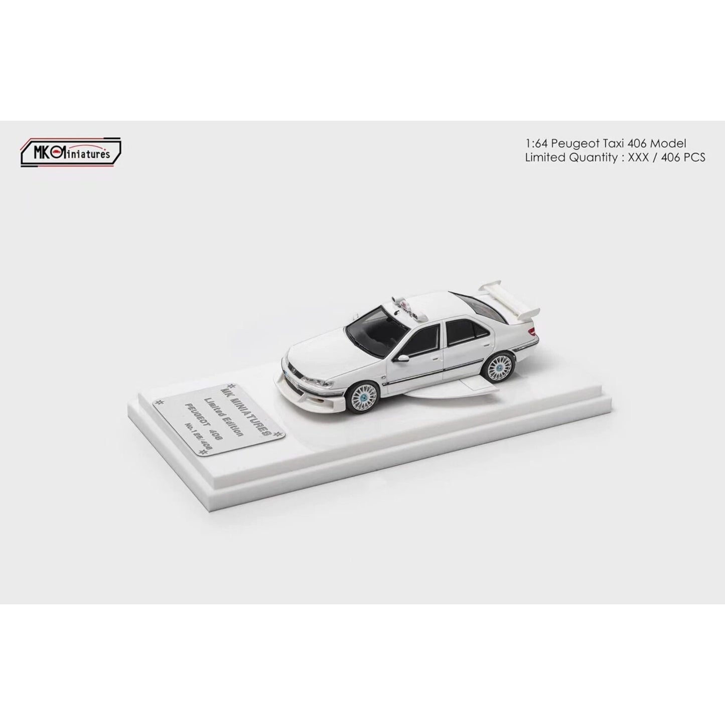 MK Miniatures - Pre-Order - Peugeot 406, Flying Taxi, Resin - AutoExpo 2025 Singapore