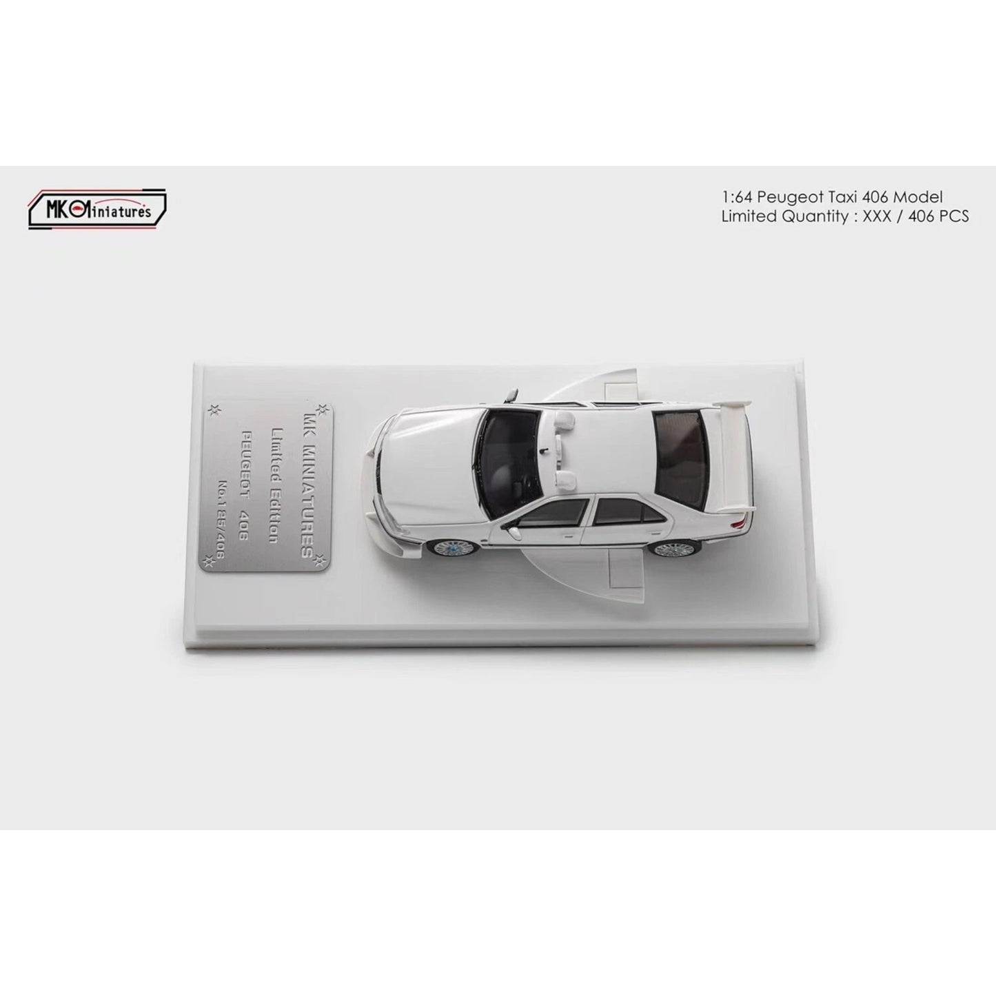 MK Miniatures - Pre-Order - Peugeot 406, Flying Taxi, Resin - AutoExpo 2025 Singapore