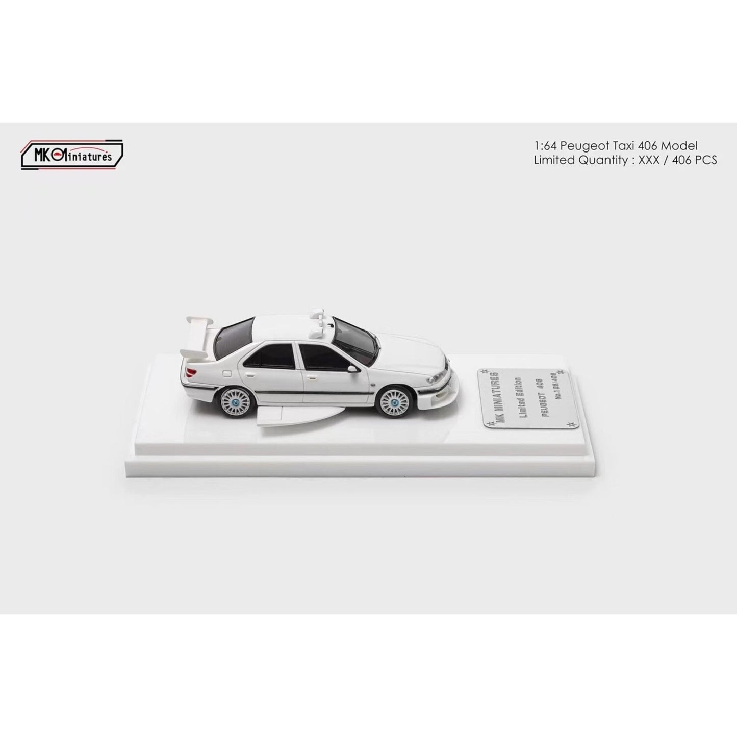 MK Miniatures - Pre-Order - Peugeot 406, Flying Taxi, Resin - AutoExpo 2025 Singapore