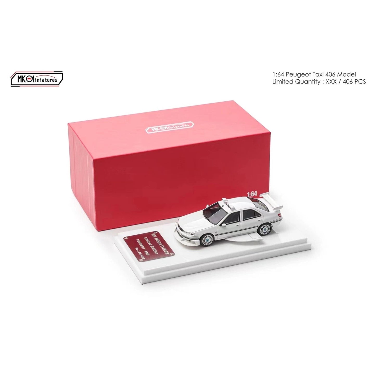 MK Miniatures - Pre-Order - Peugeot 406, Flying Taxi, Resin - AutoExpo 2025 Singapore