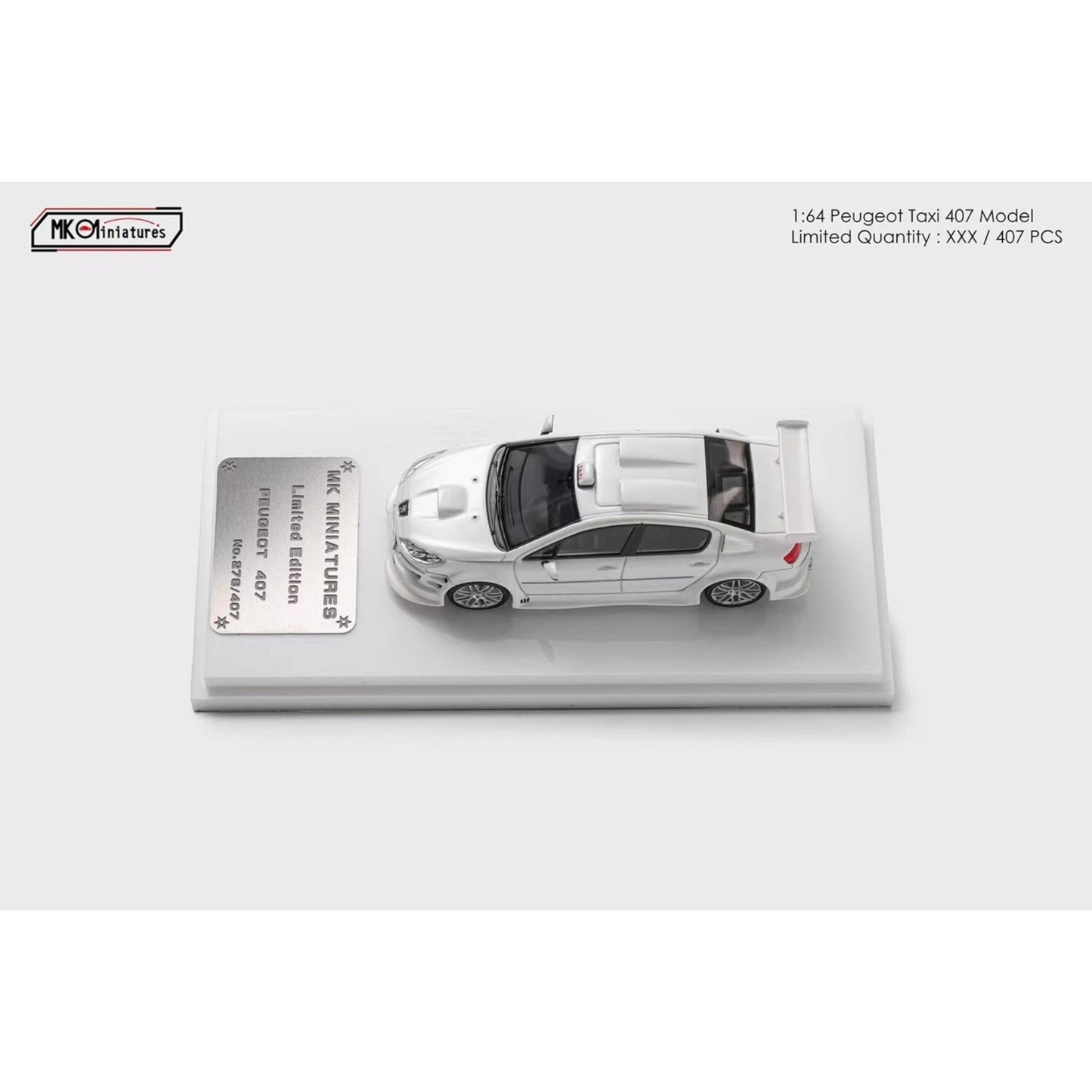 MK Miniatures - Pre-Order - Peugeot 407, Flying Taxi, Resin - AutoExpo 2025 Singapore