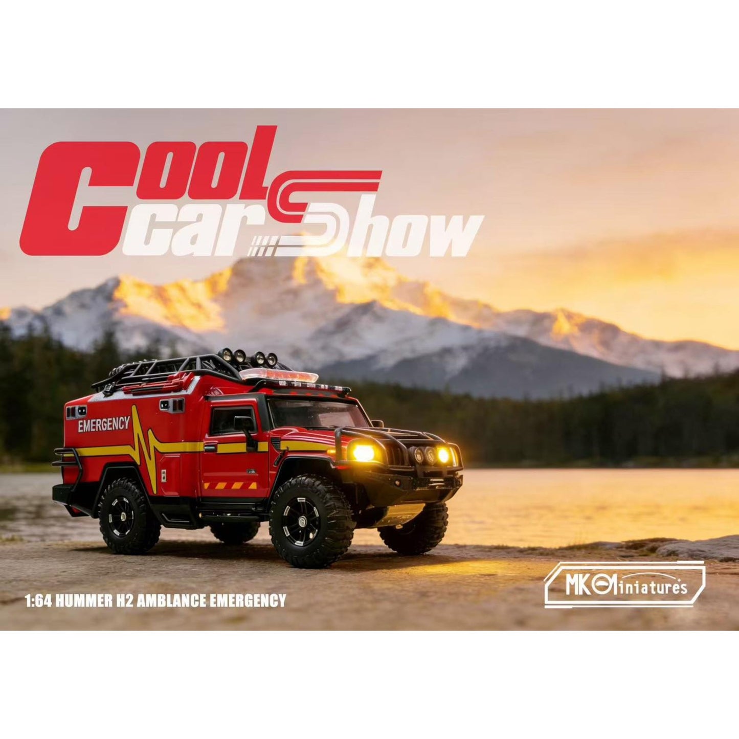 MK Miniatures - Hummer H2 Emergency Vehicle - Cool Car Show 2026 Event Model