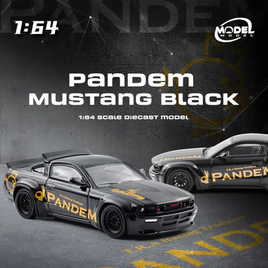 ModelModel - Pre-Order - Pandem Mustang, black - MM64-PM-002
