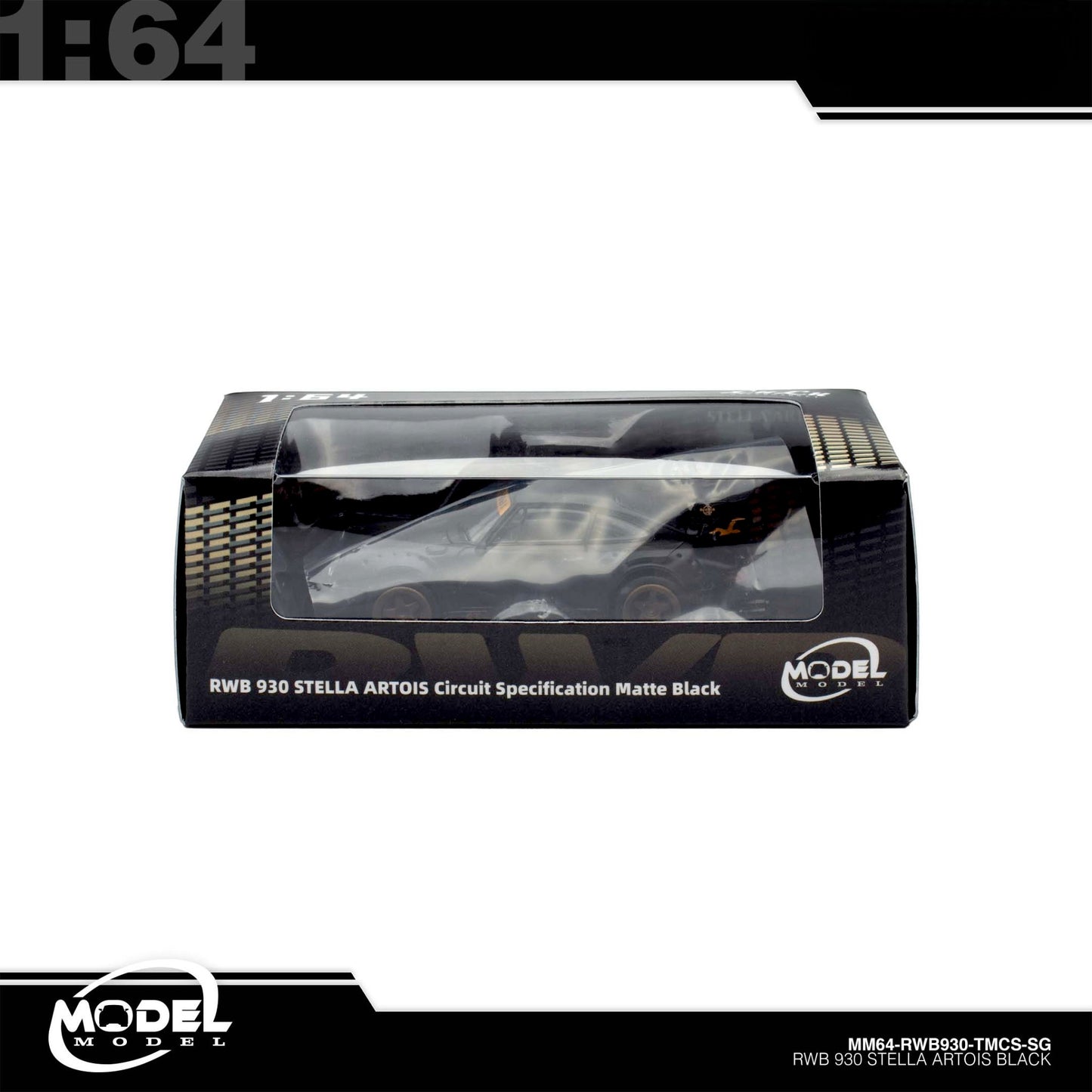 ModelModel - RWB 930 STELLA ARTOIS, black - TMCS SG 2025 Event Model