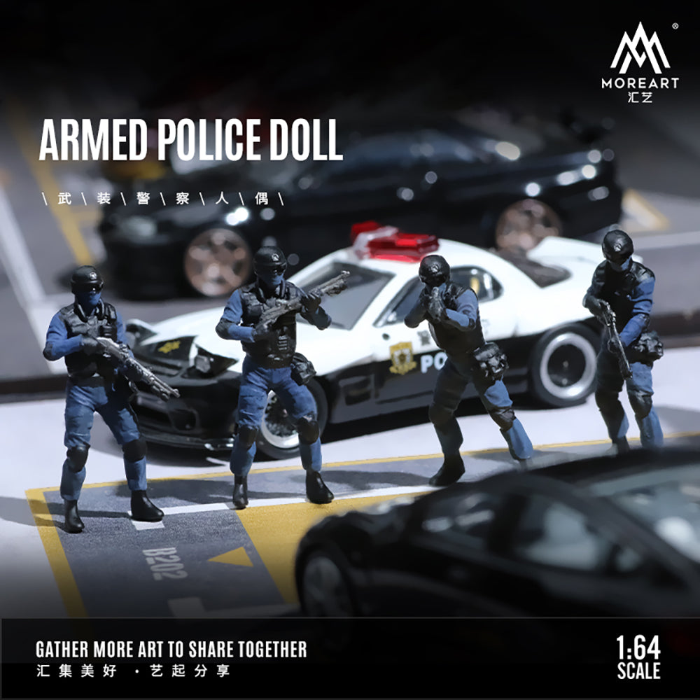 MoreArt - Pre-Order - Armed Police Doll Figure Set - Resin - MO222007