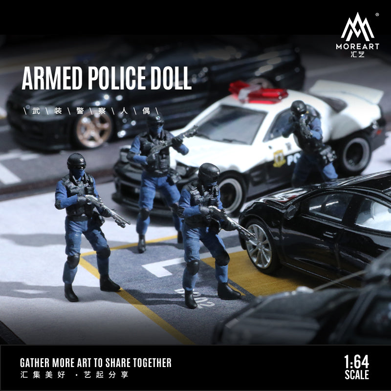 MoreArt - Pre-Order - Armed Police Doll Figure Set - Resin - MO222007