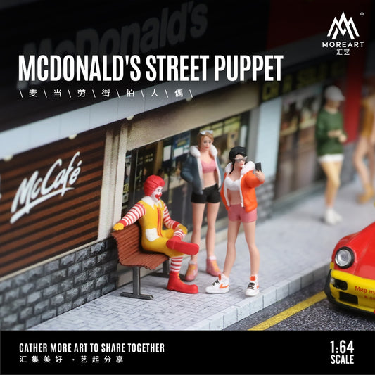 MoreArt - Pre-Order - McDonalds Street Doll Figure Set - Resin - MO222012