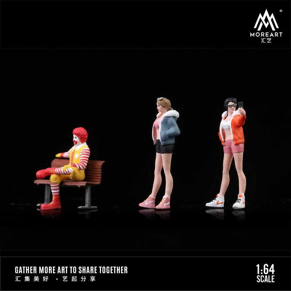 MoreArt - Pre-Order - McDonalds Street Doll Figure Set - Resin - MO222012