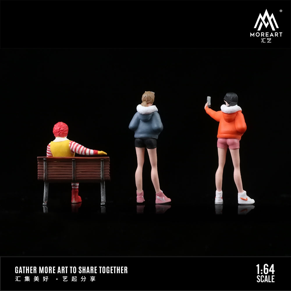 MoreArt - Pre-Order - McDonalds Street Doll Figure Set - Resin - MO222012