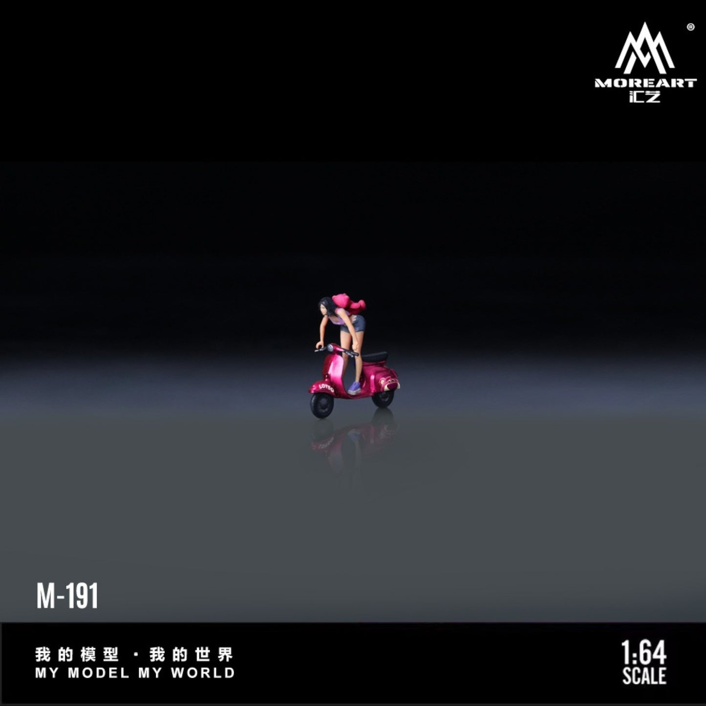 Pre-Order bis 16.09.2025 - Strawberry Bear Pedal Motorcycle Figure - Resin - MO222191