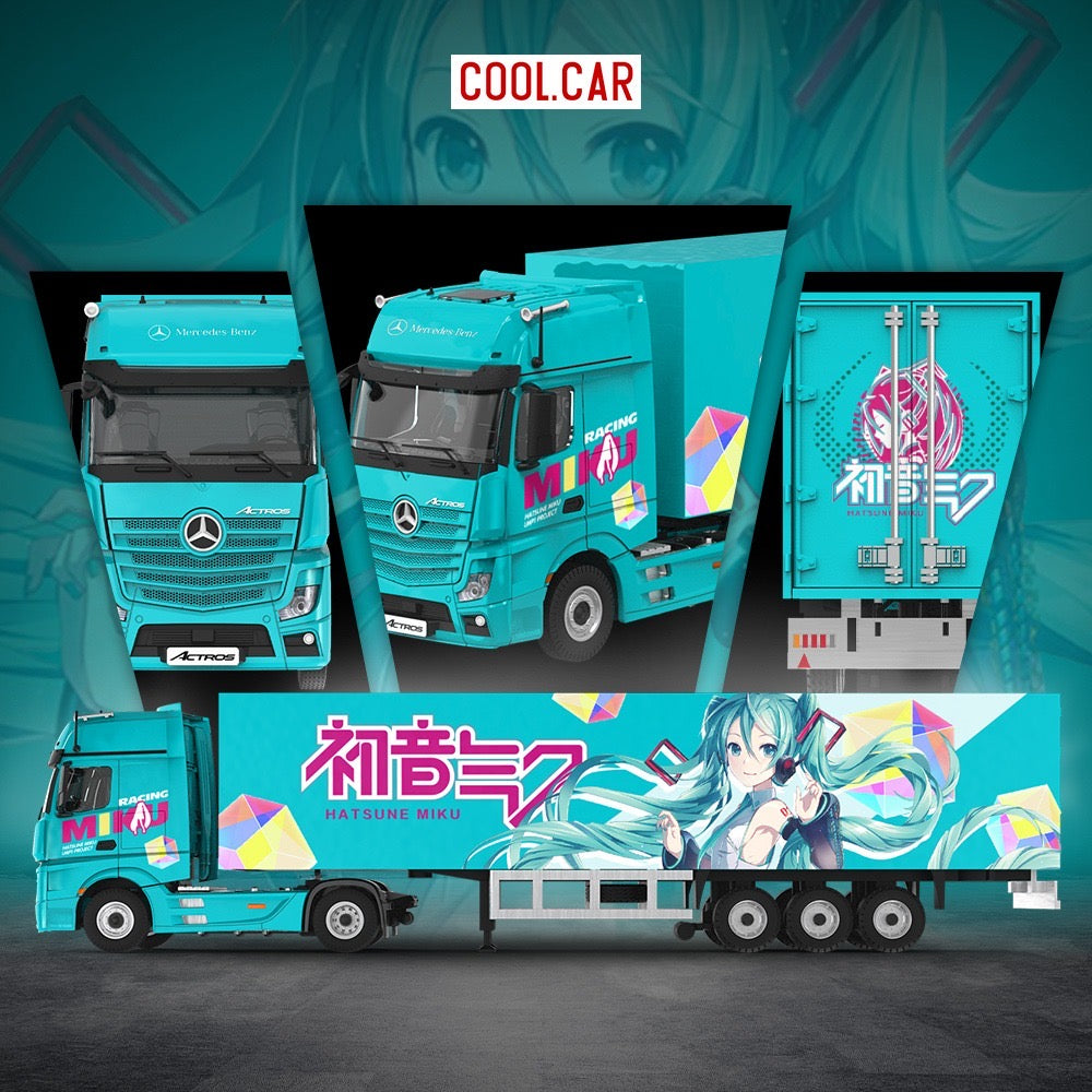 Pre-Order bis 06.12.2025 - CoolCar - Mercedes-Benz Actros -Hatsune Miku Painted - CC646748
