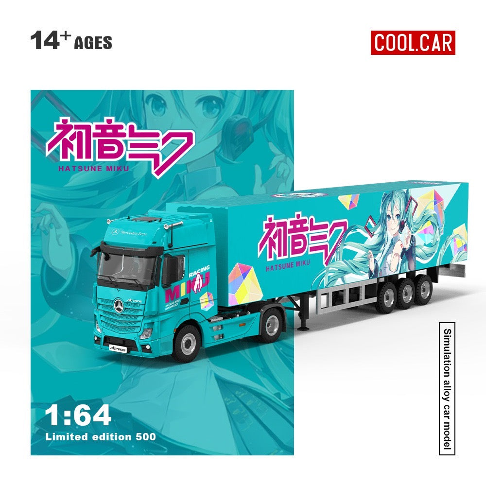 Pre-Order bis 06.12.2025 - CoolCar - Mercedes-Benz Actros -Hatsune Miku Painted - CC646748