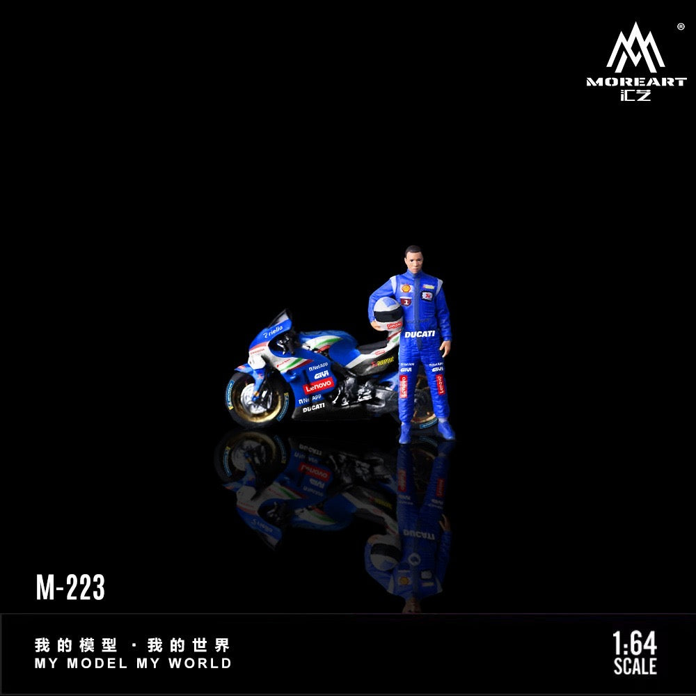 MoreArt - Pre-Order - Ducati MOTOGP Blue #1 Motorcycle Racer Set - MO222223