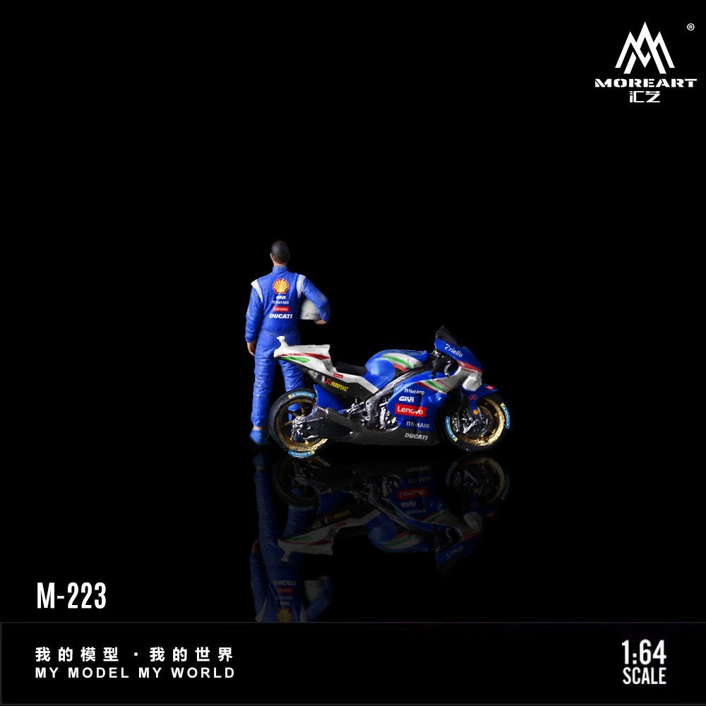 MoreArt - Pre-Order - Ducati MOTOGP Blue #1 Motorcycle Racer Set - MO222223