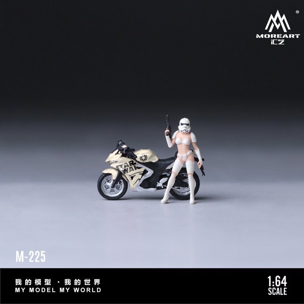 MoreArt - Pre-Order - Yamaha YZF-R3 Star Wars Motorcycle Figure Set - MO222225