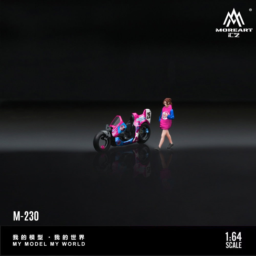 MoreArt - Pre-Order - Cyberpunk 26th Century  Future Motorcycle Girl Set - MO222230