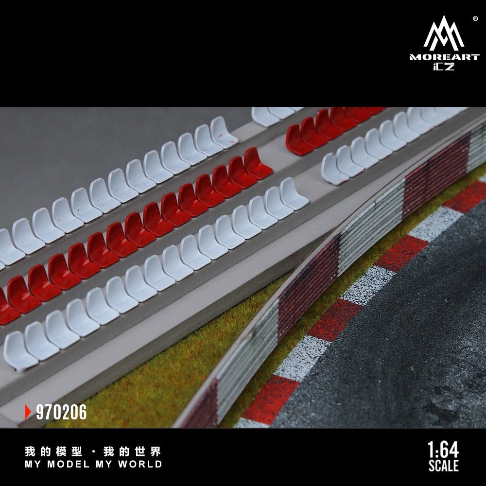 MoreArt - Pre-Order - Car Drift Turntable Scene Model 02 - Diorama - MO970206
