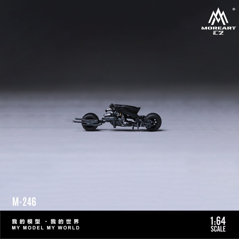 MoreArt - Pre-Order - BatThemed Combat Motorcycle Figur Set - Resin - MO222246