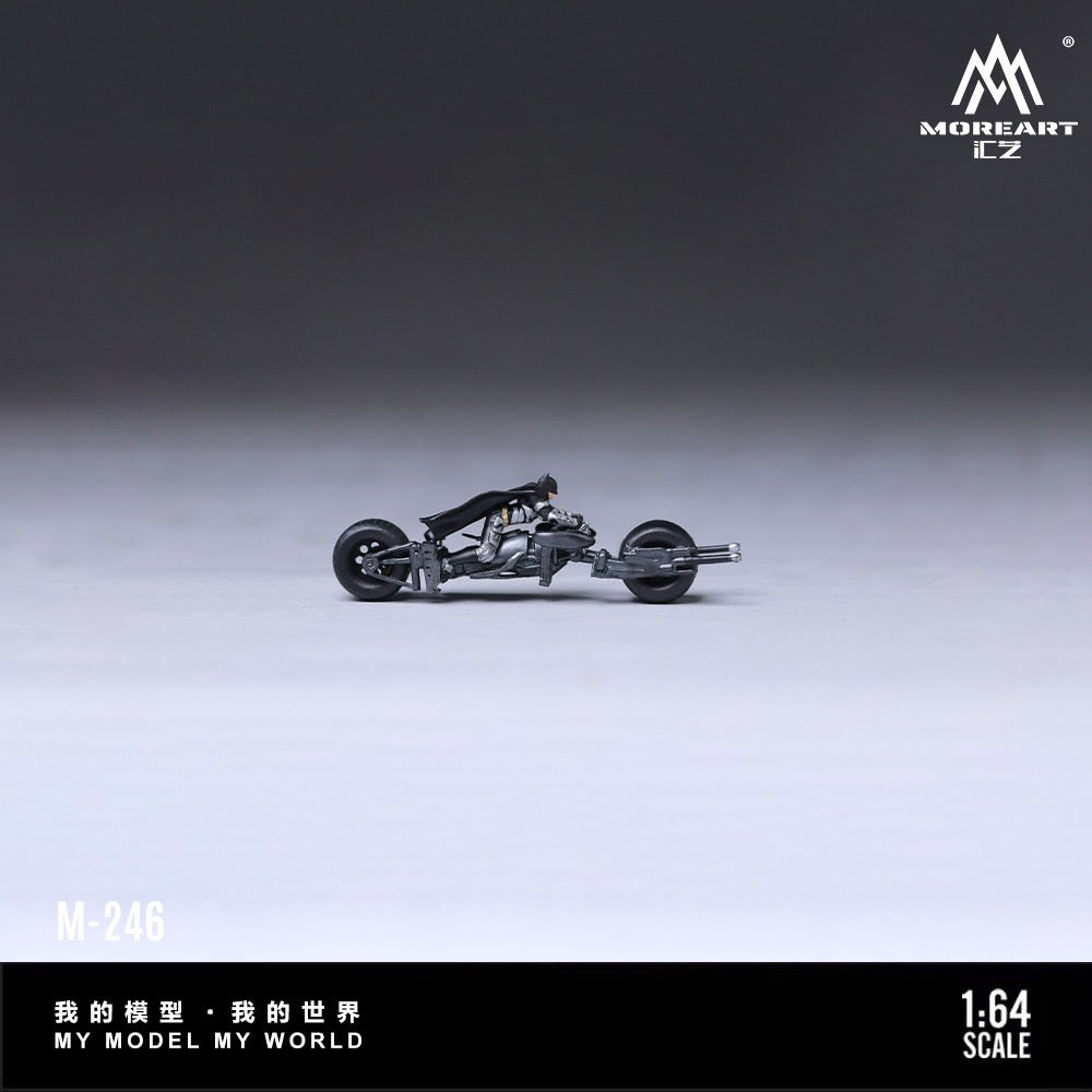 MoreArt - Pre-Order - BatThemed Combat Motorcycle Figur Set - Resin - MO222246