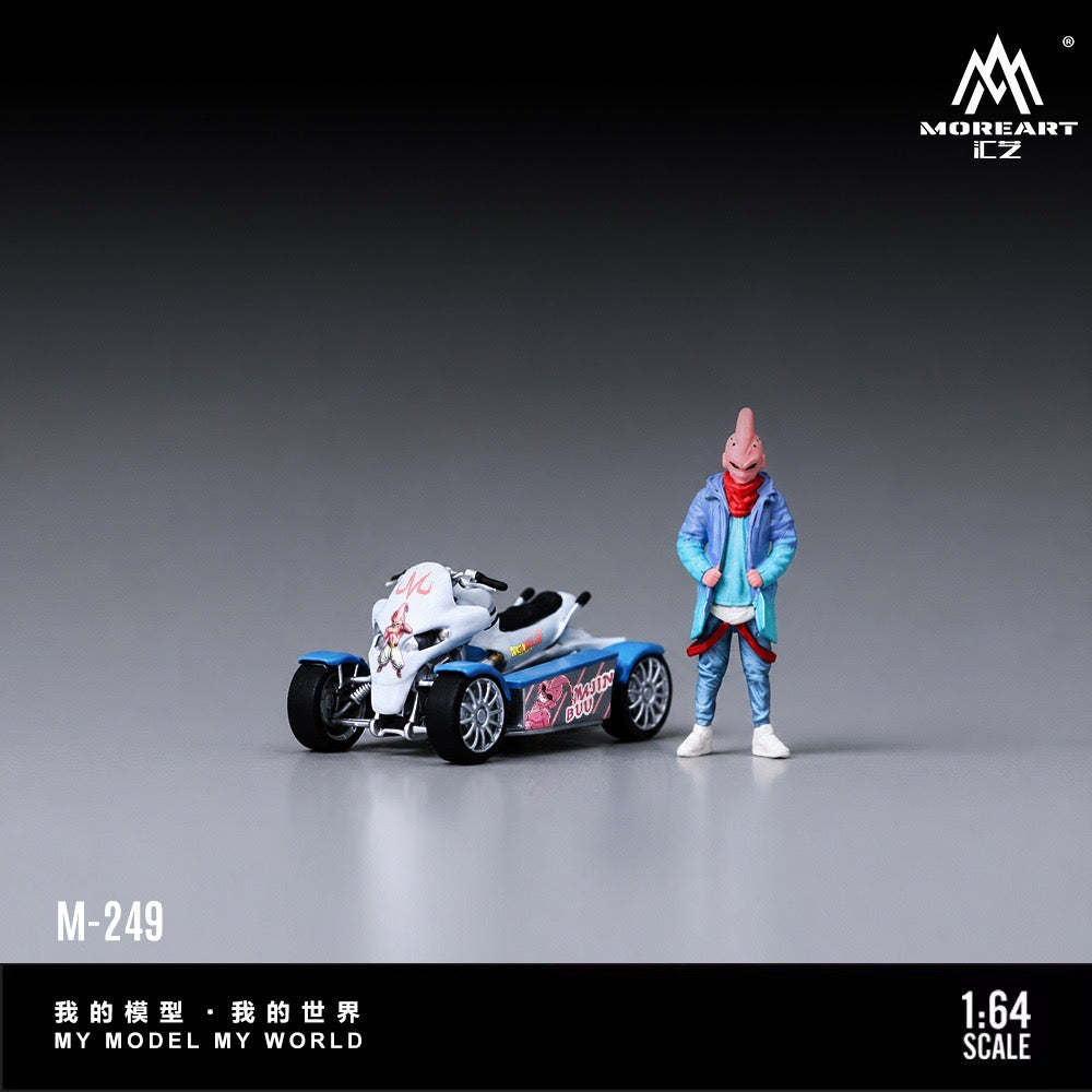 Pre-Order bis 09.06.2026 - MoreArt - Majin Buu Quad Bike Figur Set - Resin - MO222249