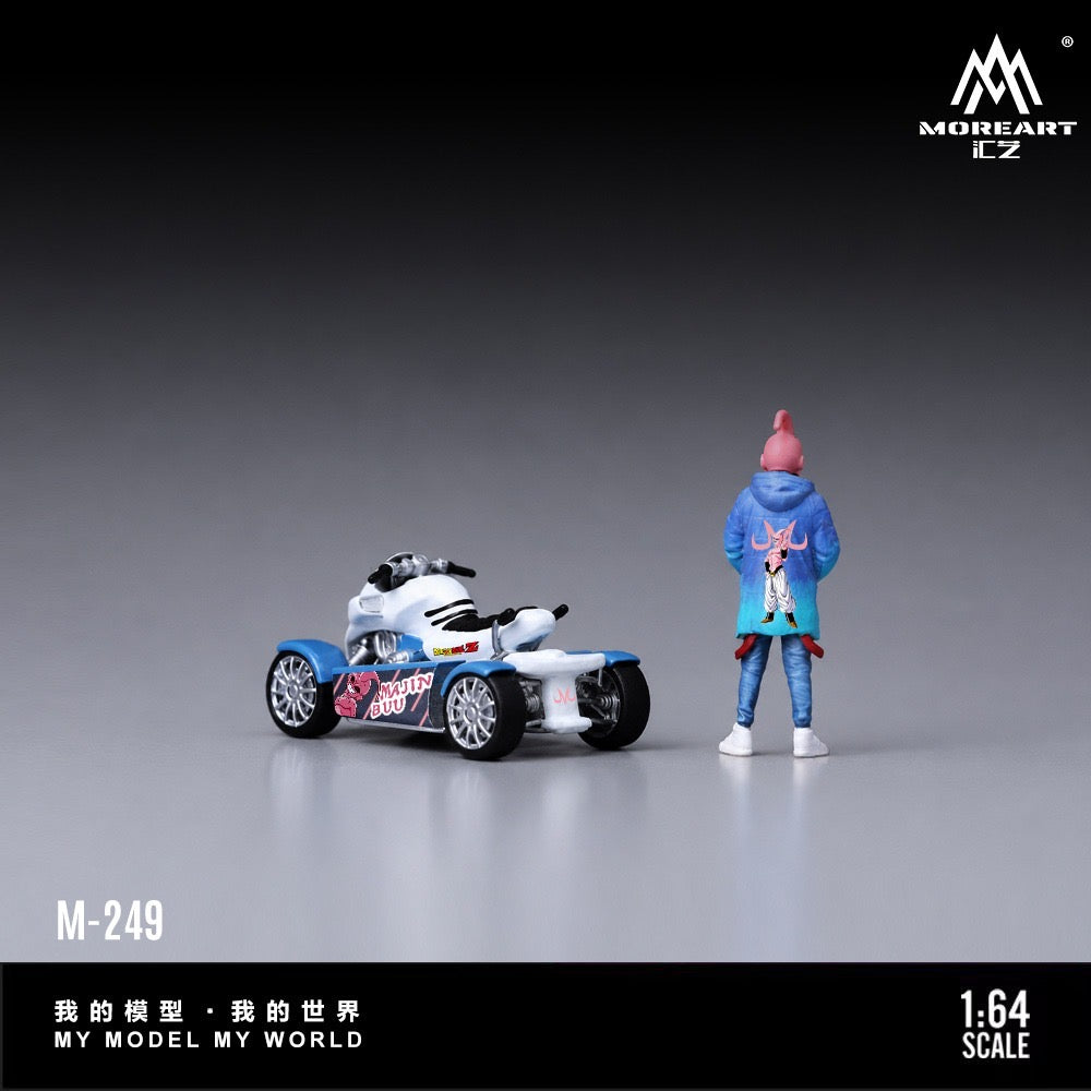 Pre-Order bis 09.06.2026 - MoreArt - Majin Buu Quad Bike Figur Set - Resin - MO222249