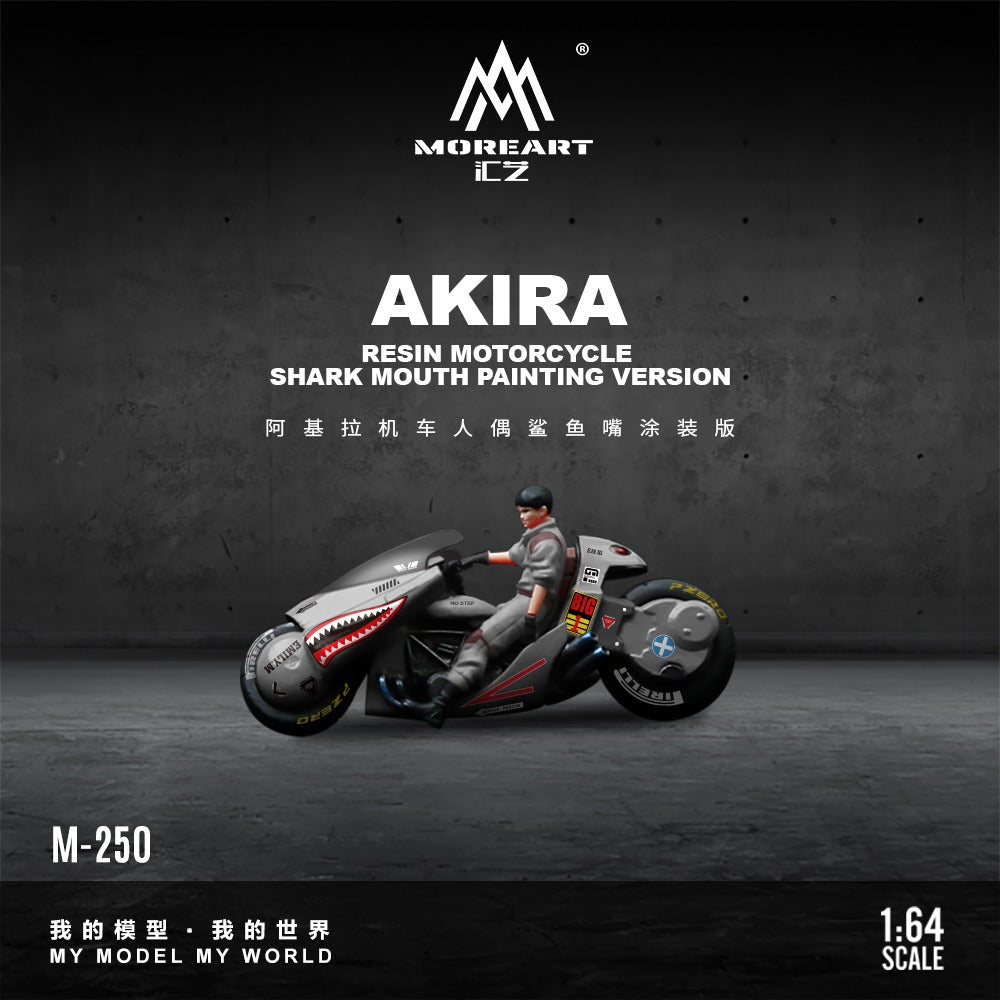Pre-Order bis 13.06.2026 - MoreArt - Akira Motorcycle Sharkmouth Figur Set - Resin - MO222250