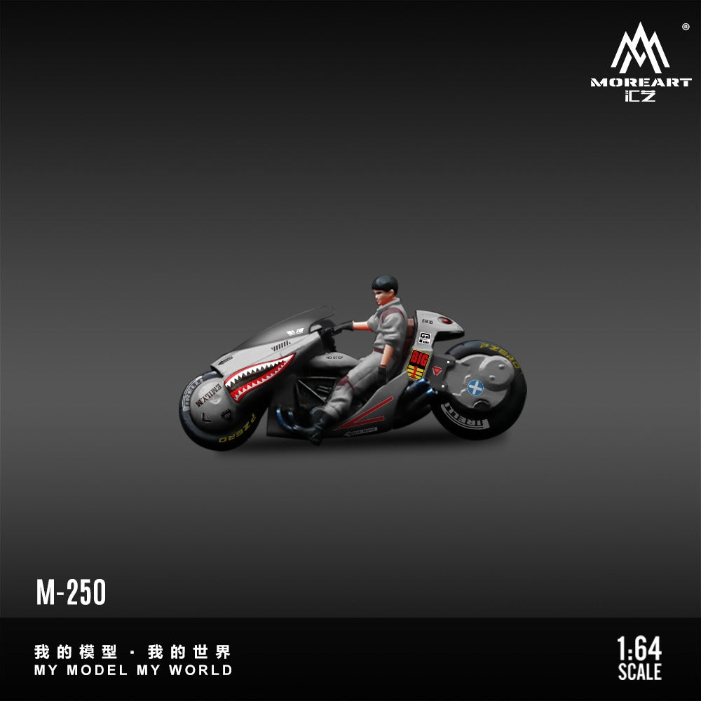 Pre-Order bis 13.06.2026 - MoreArt - Akira Motorcycle Sharkmouth Figur Set - Resin - MO222250