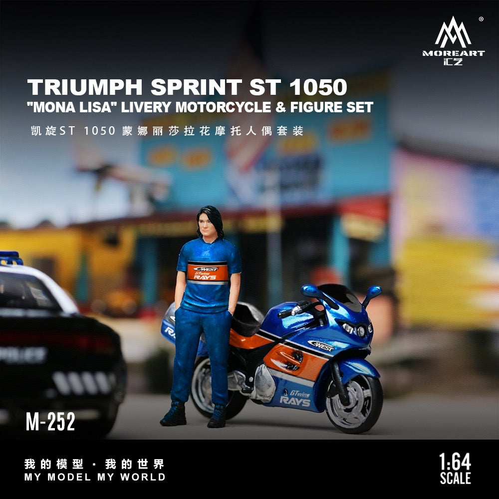 MoreArt - Pre-Order - Triumph Sprint ST1050 Figur-Set - Resin - MO222252