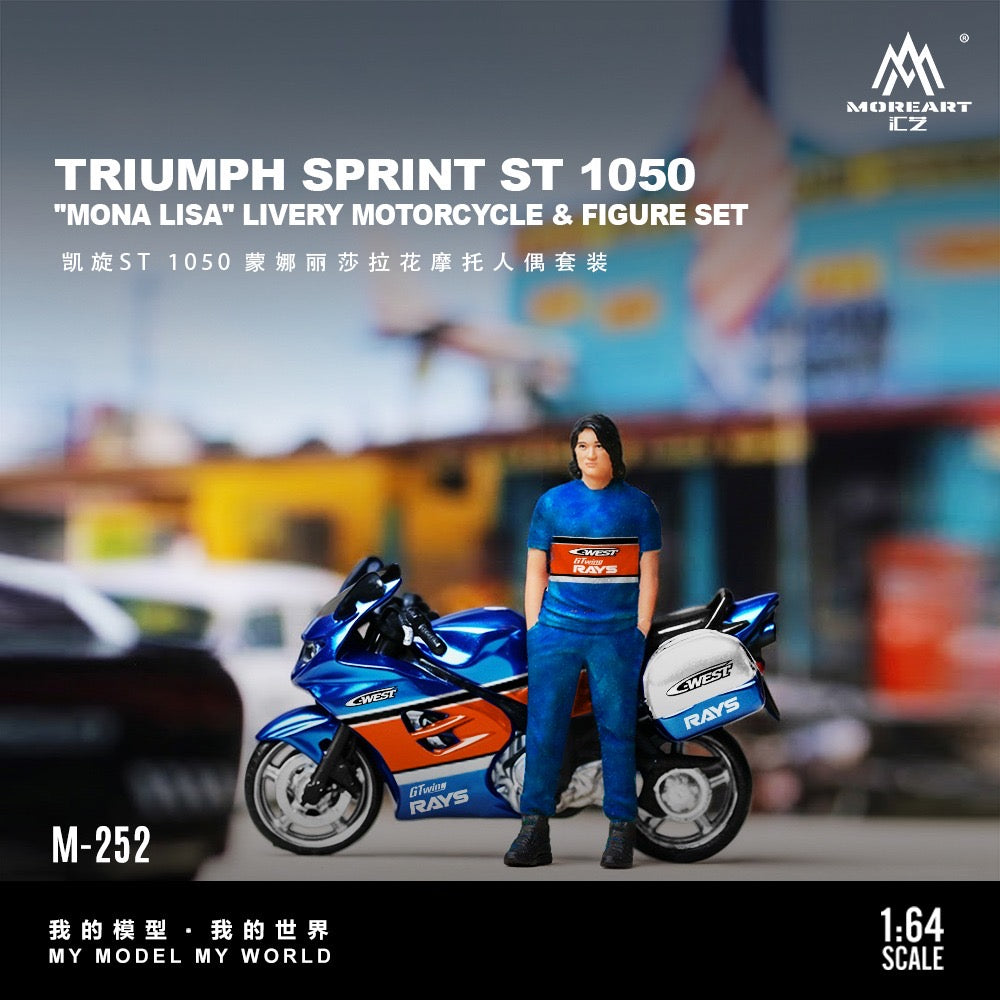 MoreArt - Pre-Order - Triumph Sprint ST1050 Figur-Set - Resin - MO222252