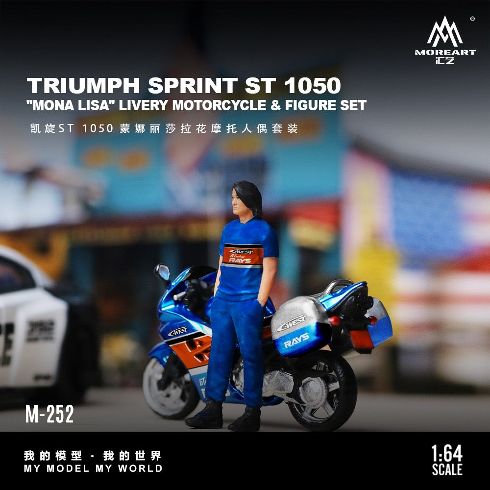 MoreArt - Pre-Order - Triumph Sprint ST1050 Figur-Set - Resin - MO222252