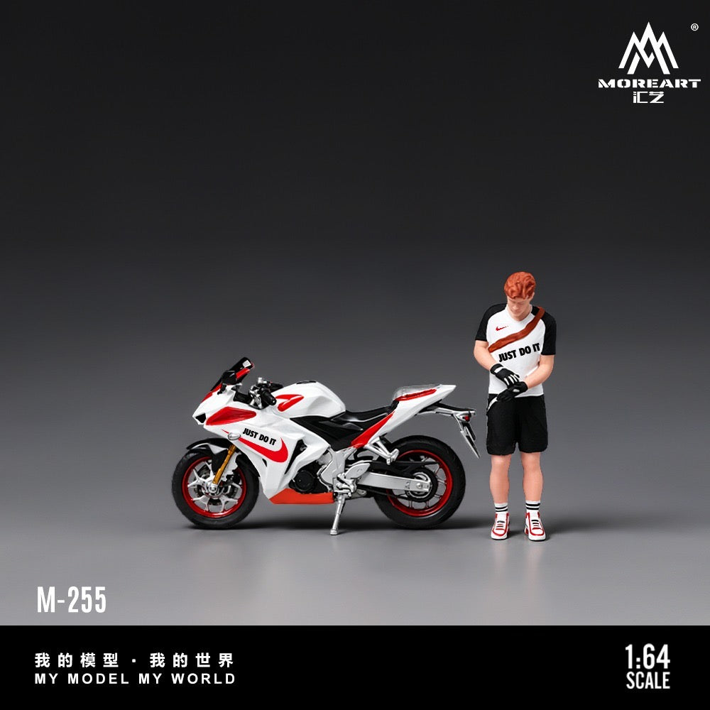 MoreArt - Pre-Order - Trend Rider Motorcycle FigurSet - Resin - MO222255