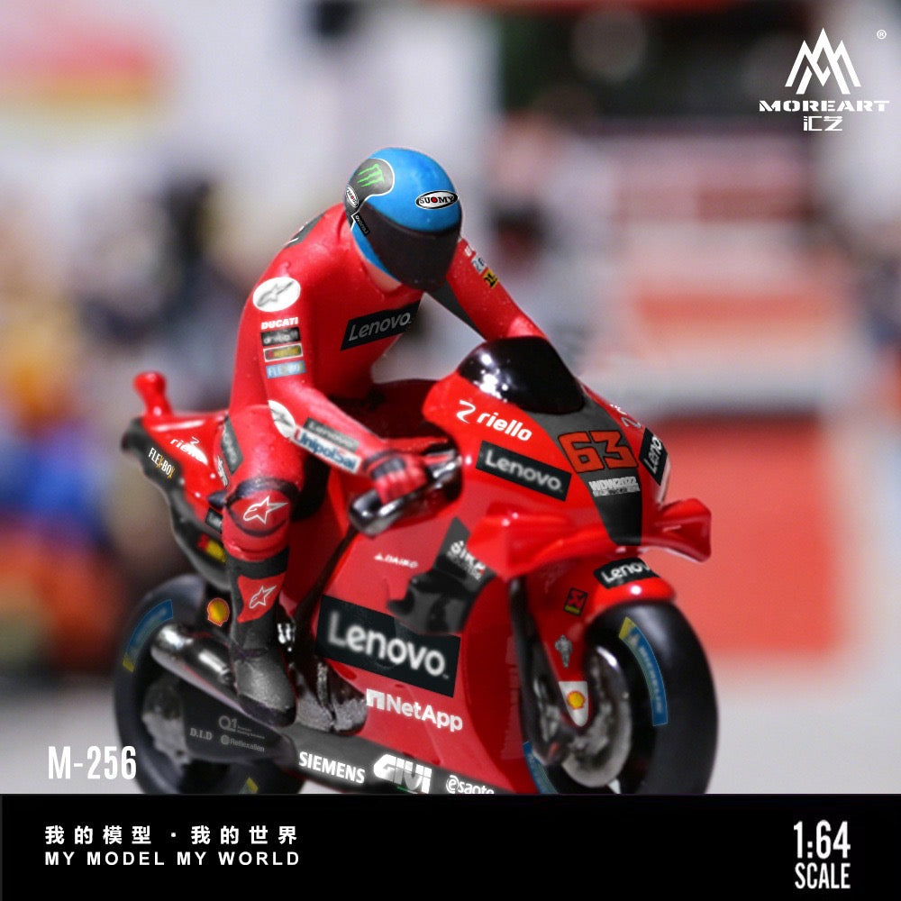 MoreArt - Pre-Order - Ducati 63 Circuit Motorcycle Figur Set - Resin - MO222256