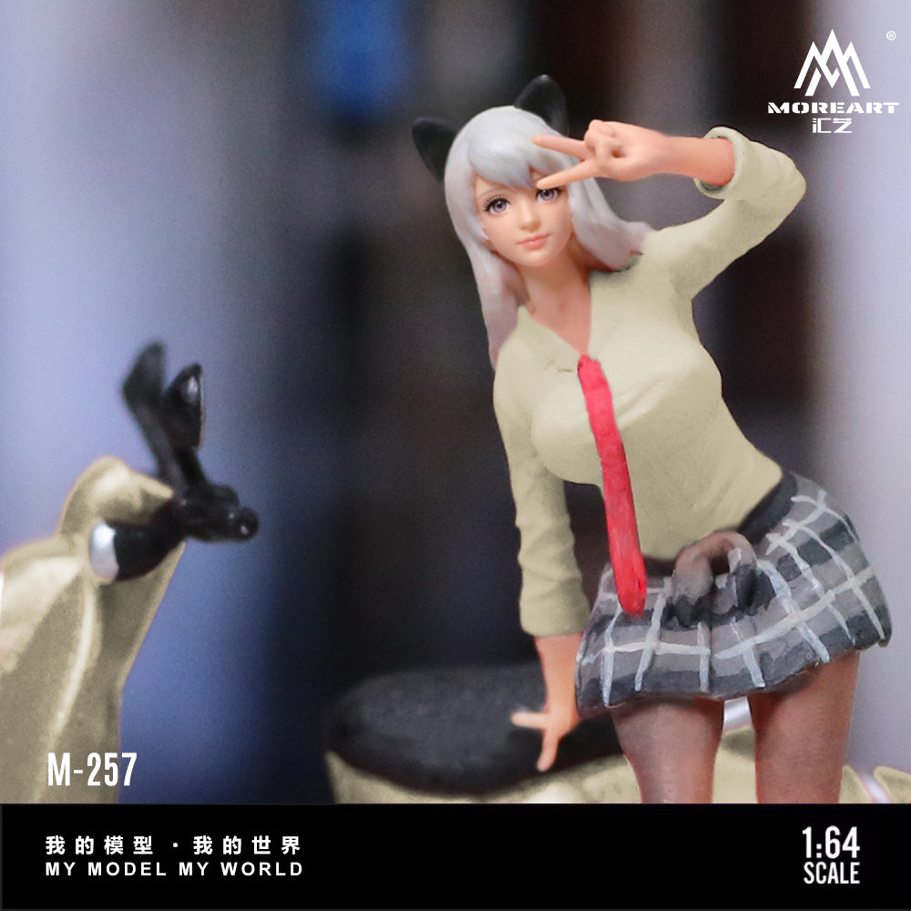 MoreArt - Pre-Order - Ghost Face Motorcycle Girl Set - MO222257