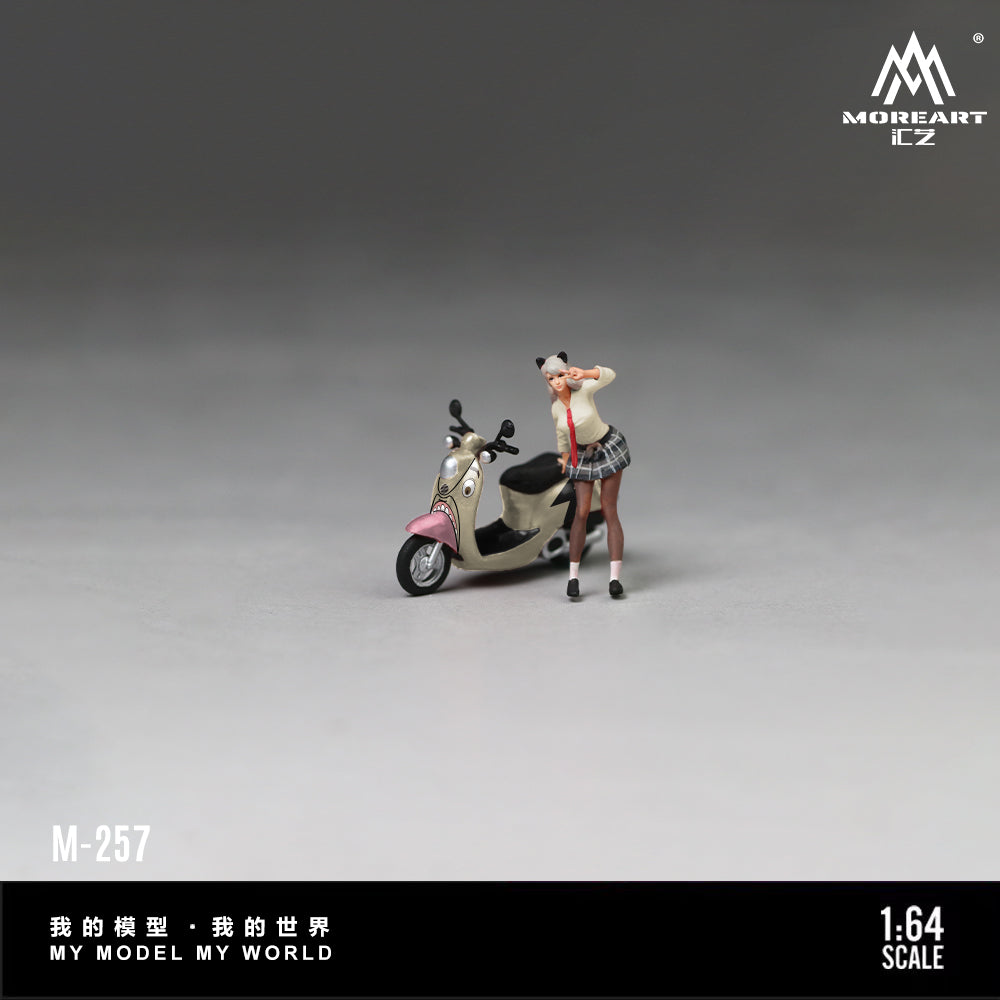 MoreArt - Pre-Order - Ghost Face Motorcycle Girl Set - MO222257