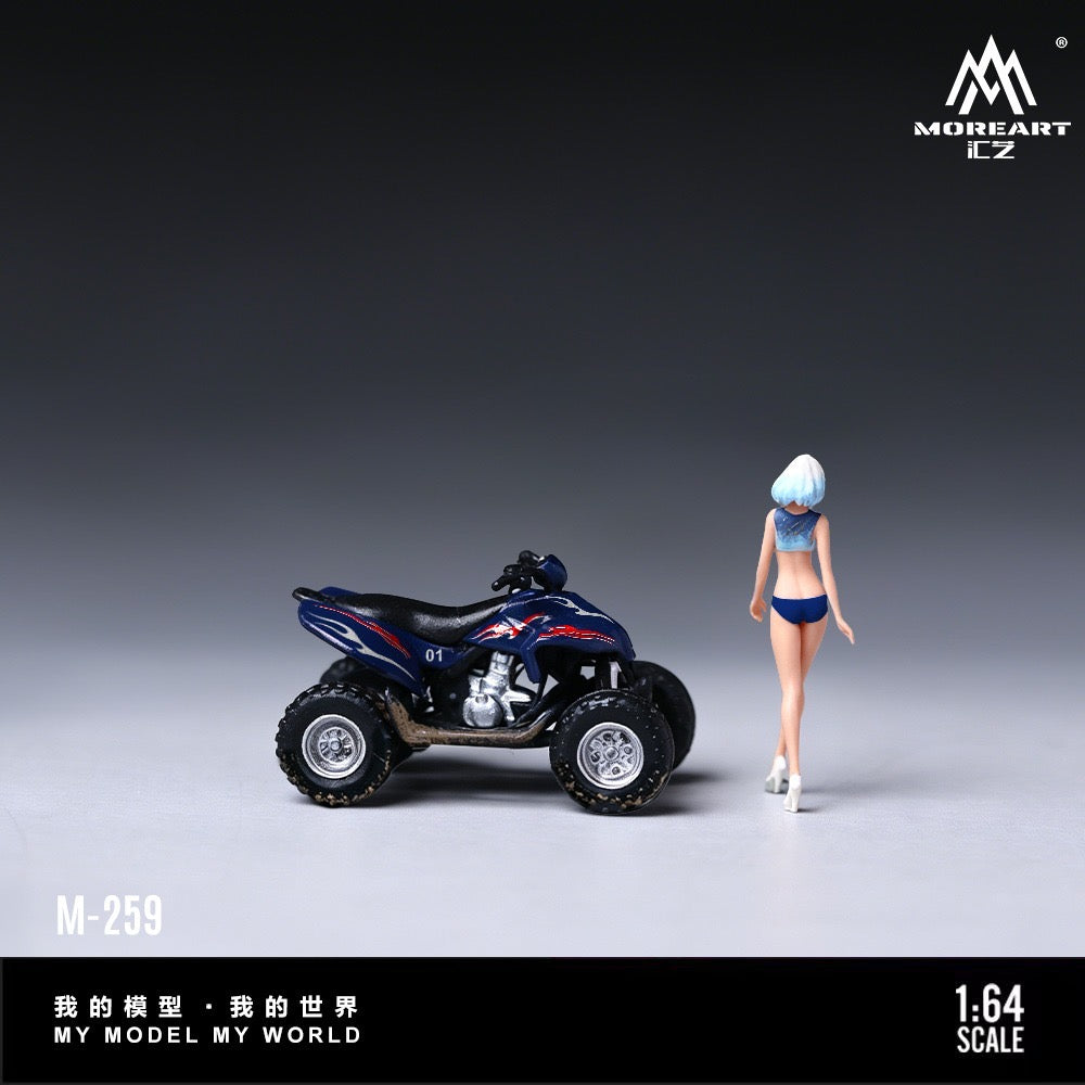 MoreArt - Pre-Order - Blue Bikini Beach with Quad Doll Set - Resin - MO222259
