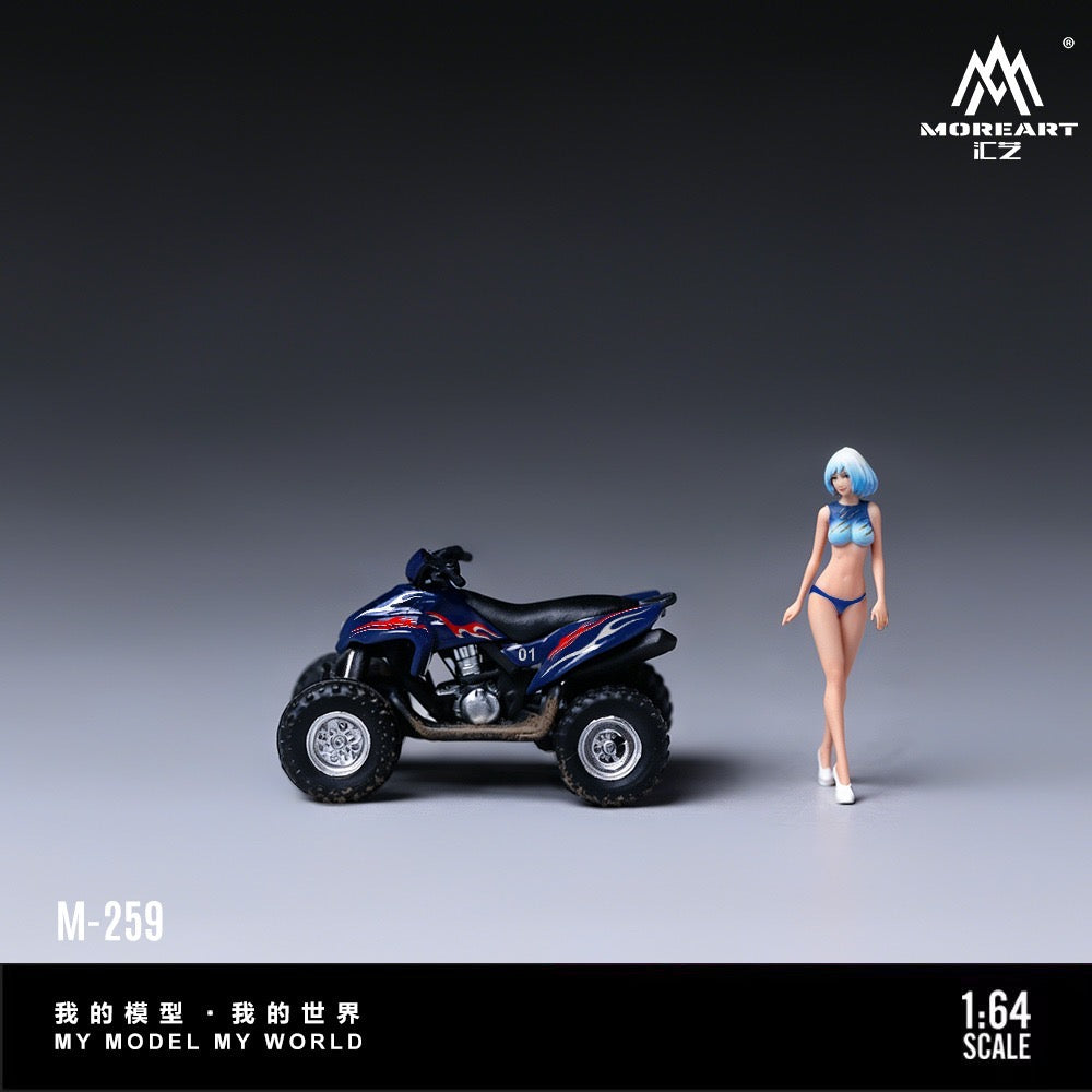 MoreArt - Pre-Order - Blue Bikini Beach with Quad Doll Set - Resin - MO222259