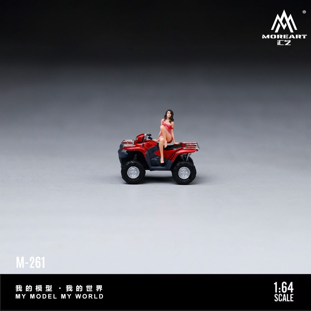 MoreArt - Pre-Order - Scarlet Beach ATV sexy Lady Figur Set - Resin - MO222261