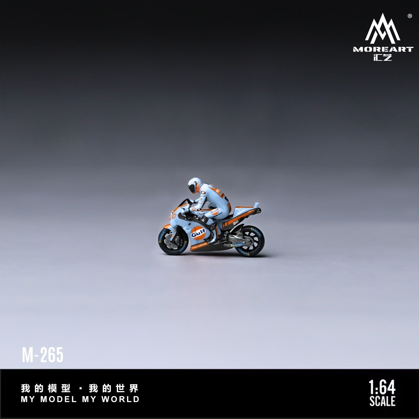 MoreArt - Pre-Order - Ducati 25RD Circiut Motrcycle Action Figure Set - Resin - MO222265