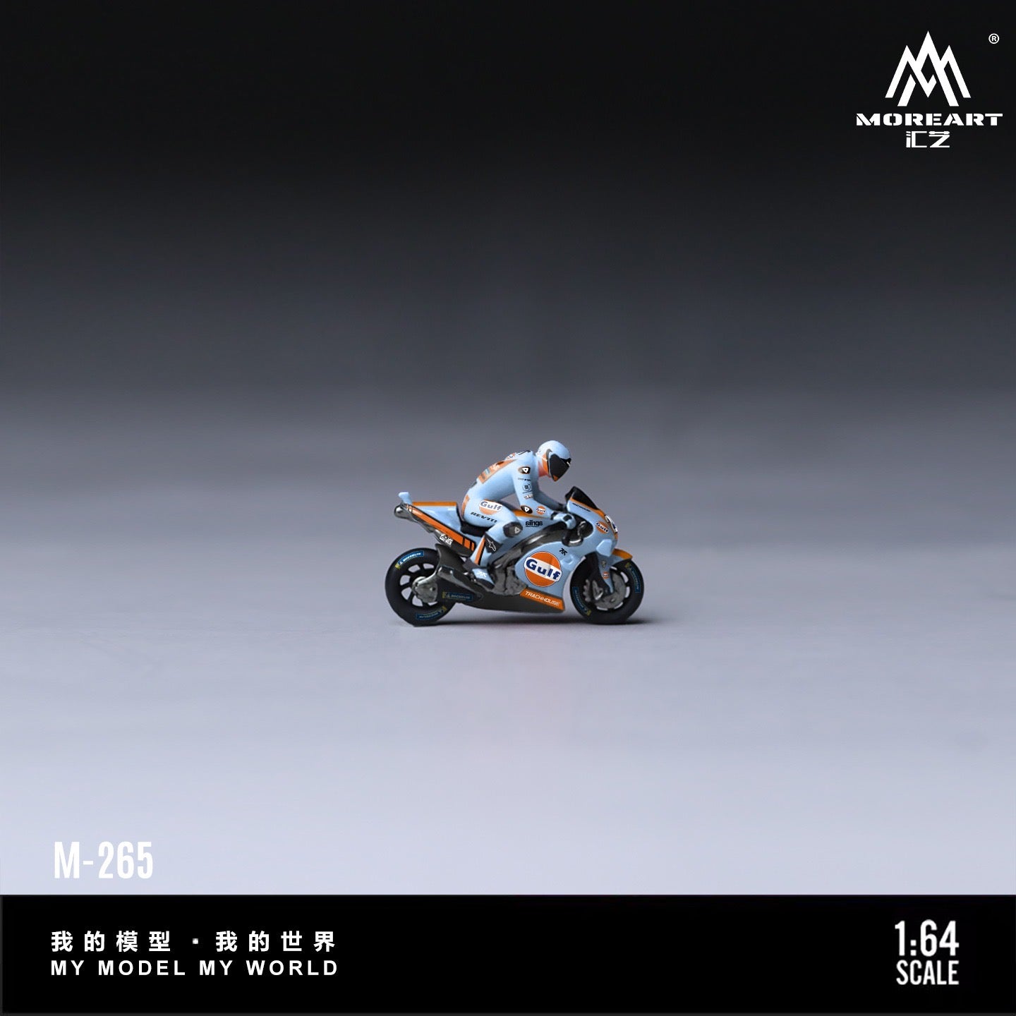 MoreArt - Pre-Order - Ducati 25RD Circiut Motrcycle Action Figure Set - Resin - MO222265