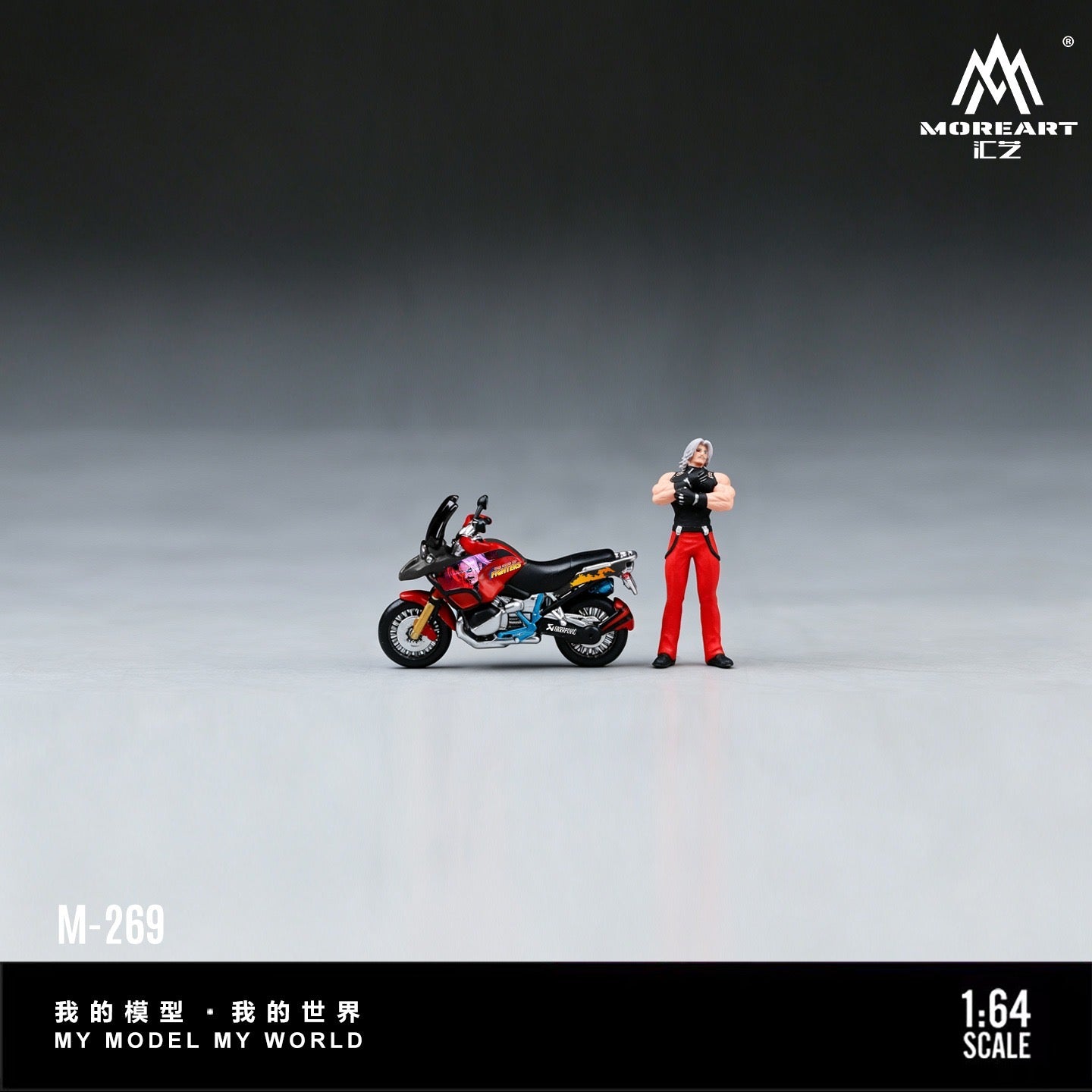 MoreArt - Pre-Order - BMW Waterbird Motocycle Action Figure Set - Resin - MO222269