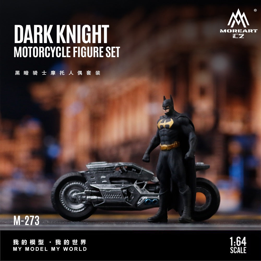 MoreArt - Pre-Order - Dark Knight Motorcycle Figure Set - Resin - MO222273