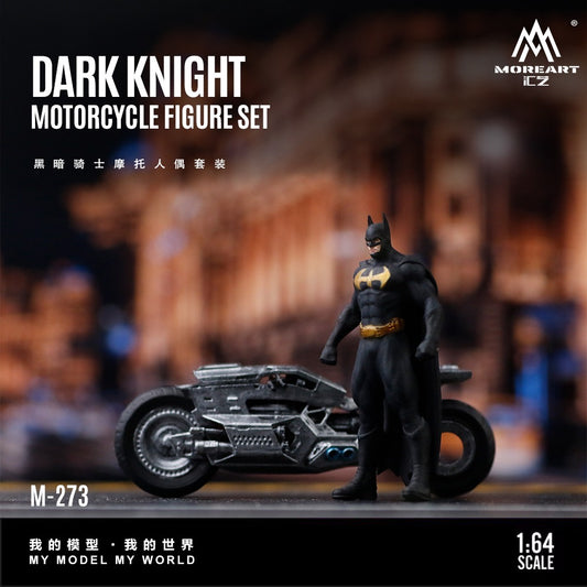 MoreArt - Pre-Order - Dark Knight Motorcycle Figure Set - Resin - MO222273