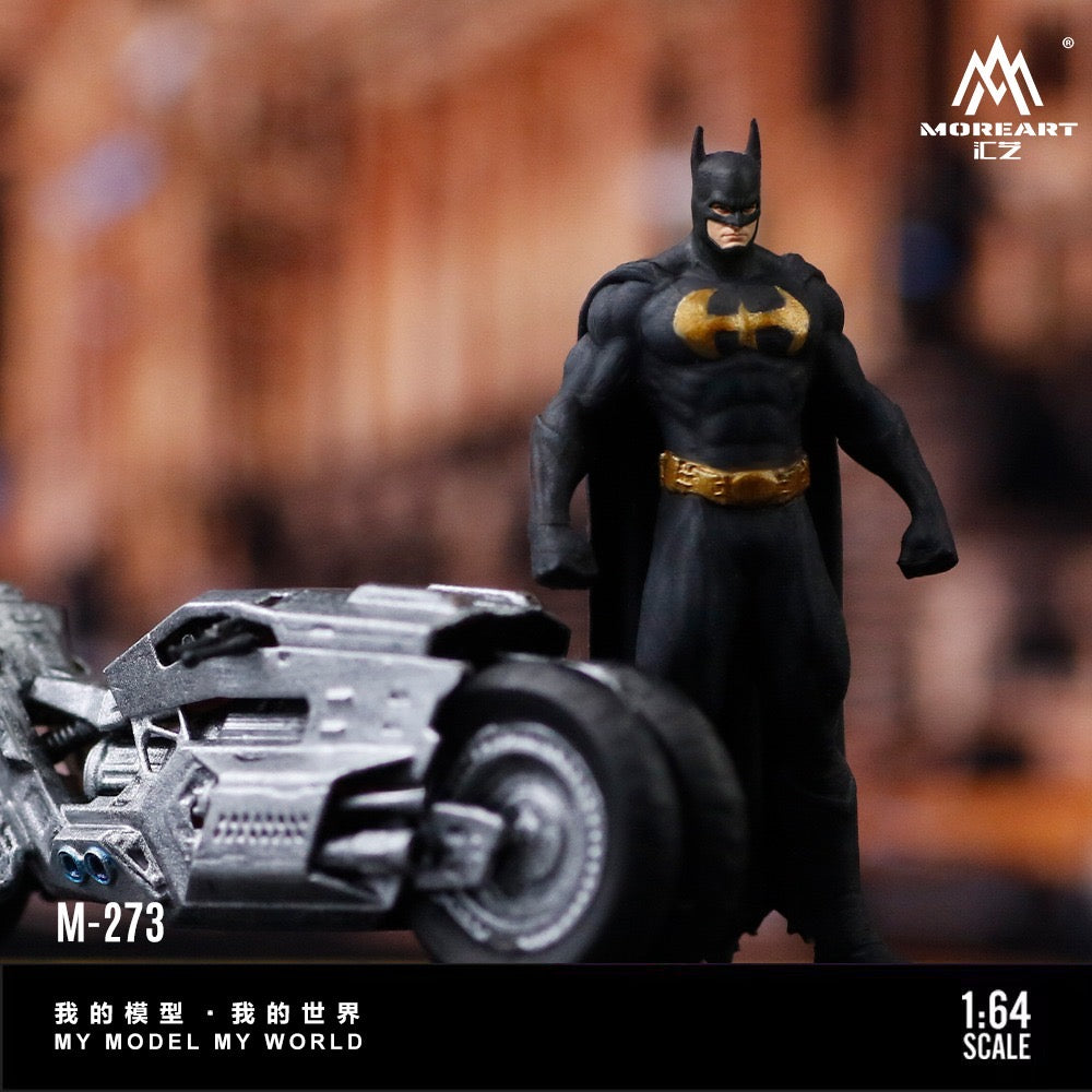 MoreArt - Pre-Order - Dark Knight Motorcycle Figure Set - Resin - MO222273