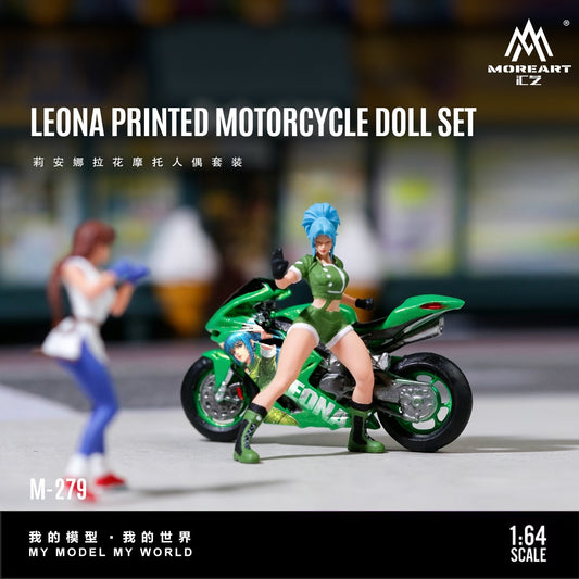 MoreArt - Pre-Order - Leona Motorcycle Figure Set - Resin - MO222279