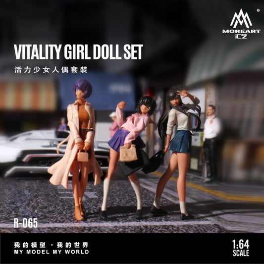 Pre-Order bis 07.08.2025 - MoreArt - Dynamic Female Doll Set - Realistic Resin Model - MO223065