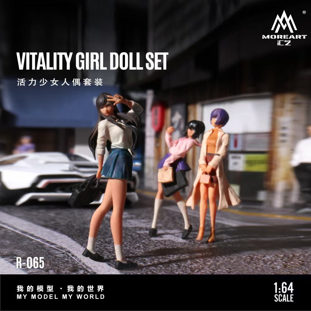 MoreArt - Pre-Order - Vitality Girl Doll Set - Resin - MO223065