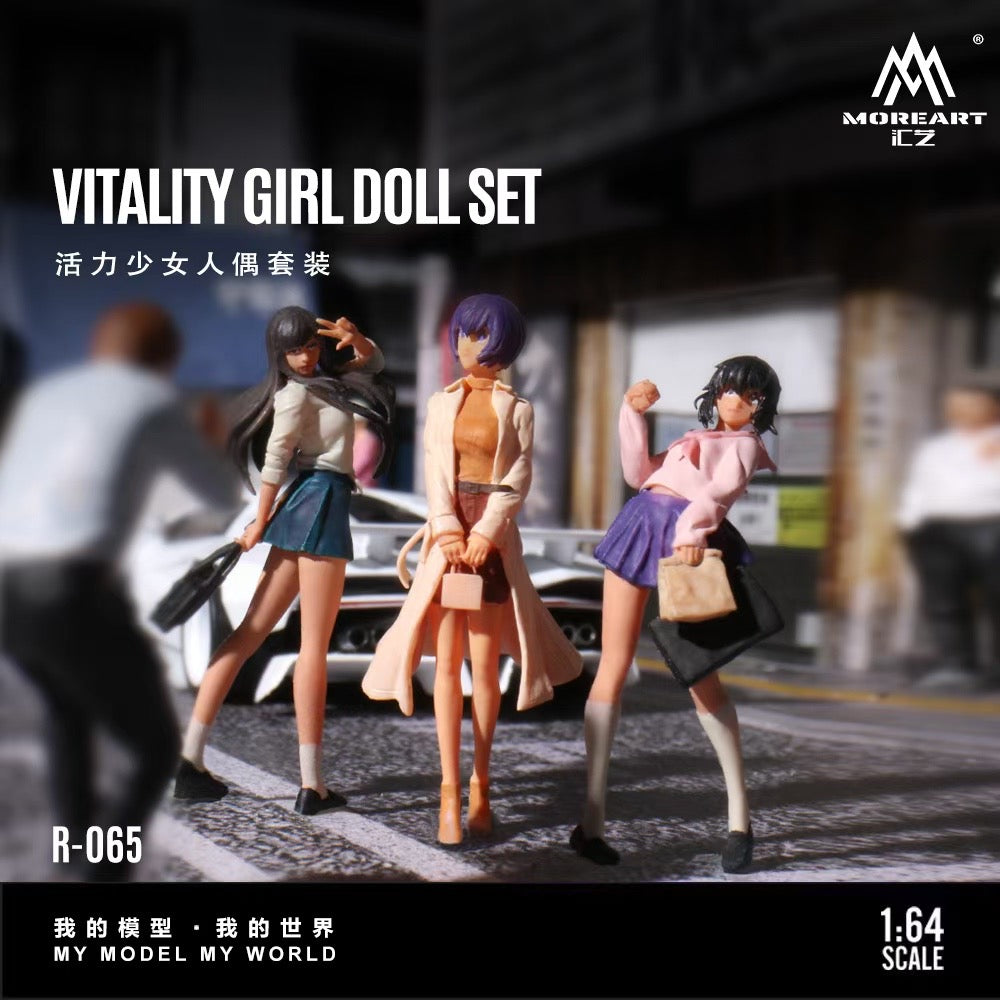 MoreArt - Pre-Order - Vitality Girl Doll Set - Resin - MO223065