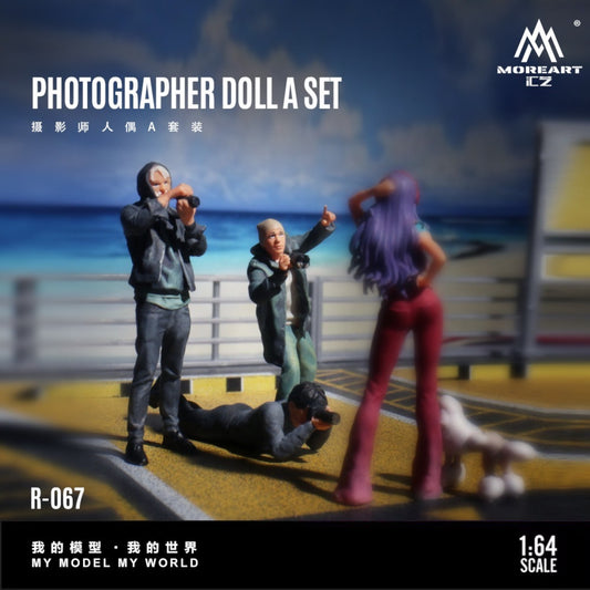 Pre-Order bis 10.09.2025 - MoreArt - Photographer Figure A Set - Resin - MO223067
