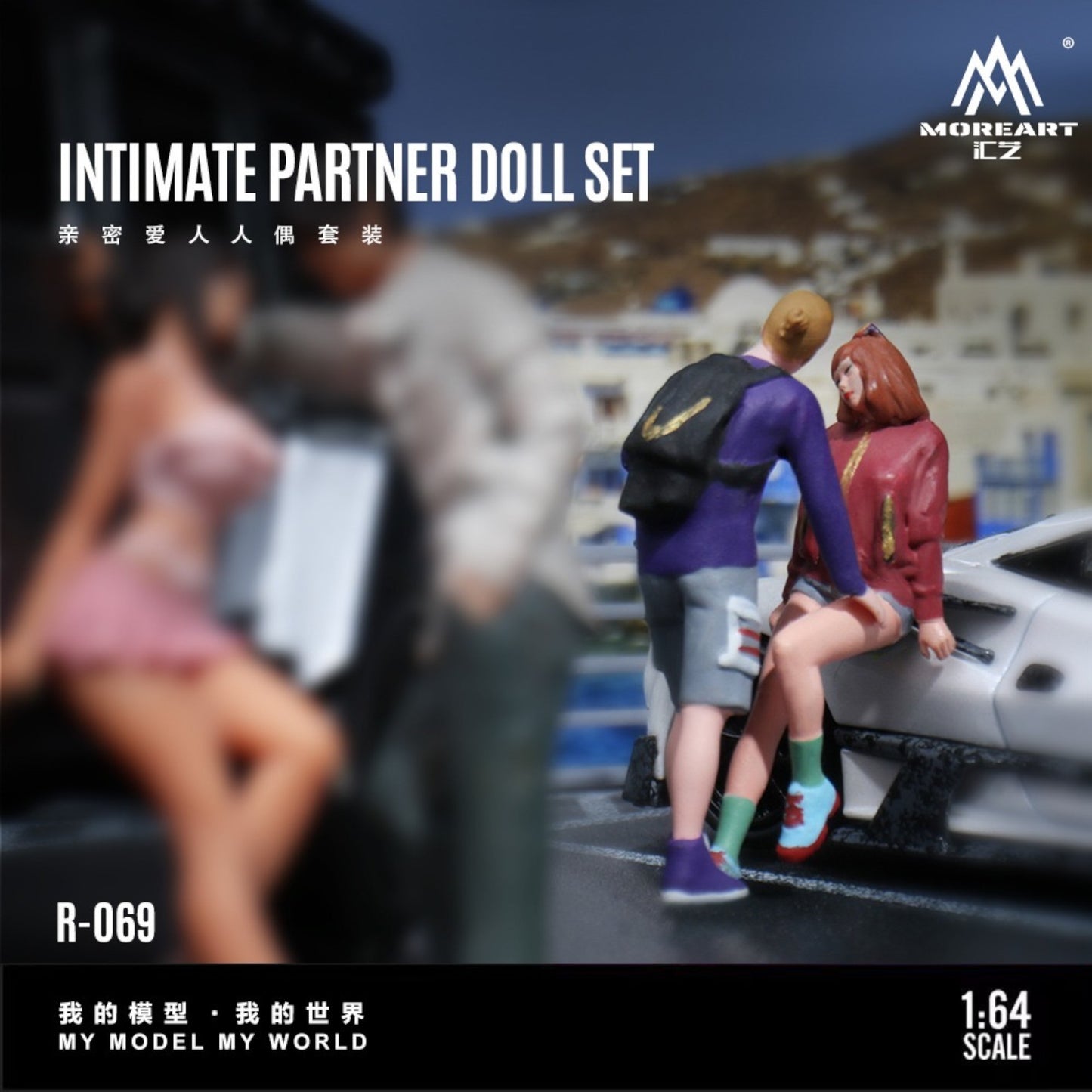 MoreArt - Love Couple Doll Set 4Stk. - Resin - MO223069