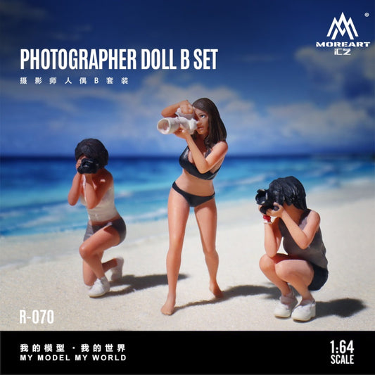 MoreArt - Pre-Order - Photographer Girls Figure Set - Resin - MO223070